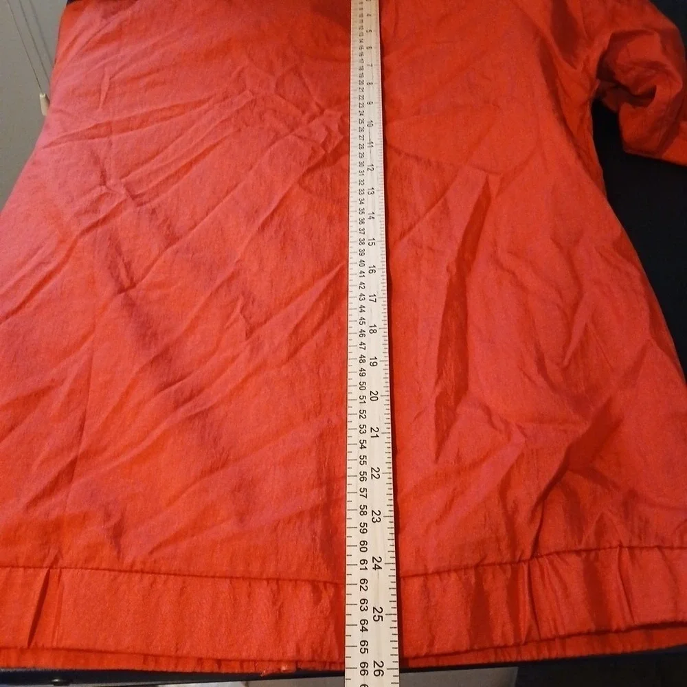 Champion Mens Small Red Black Windbreaker 90s Track Jacket Streetwear NWT